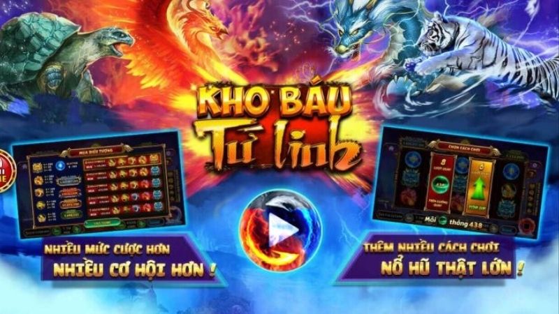 Cách chơi game Kho Báu Tứ Linh